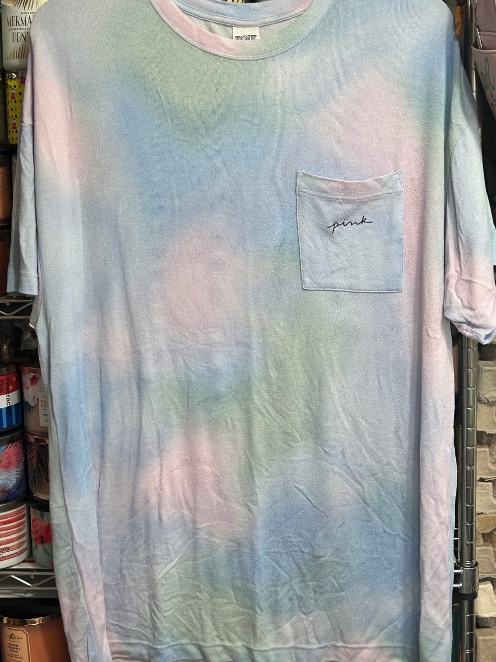 VS PINK SOFT SLEEP SHIRT-OVERSIZED - Picture 2 of 8